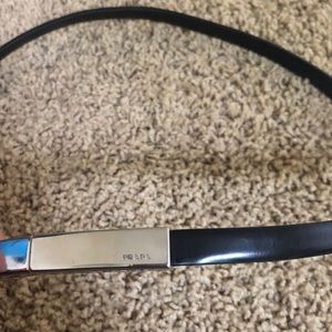 PRADA black leather belt
